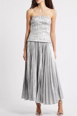 acler bristol strapless midi dress Acler - Bristol Midi Dress